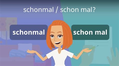 schonmal englisch|schon mal deutsch.